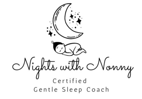 Nights with Nonny logo with Certified Sleep Coach Nancy Lewis